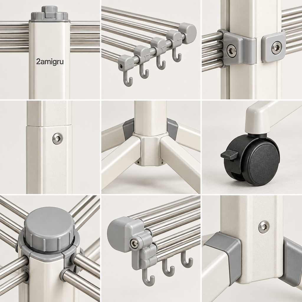 Multi-Function Rotating Drying Rack main image 6