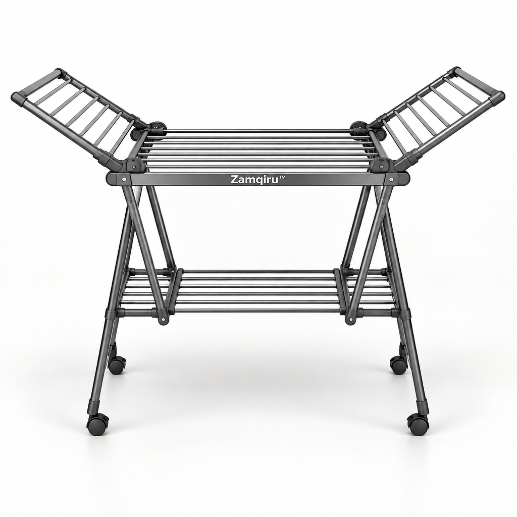 Foldable Freestanding Clothes Drying Rack main image 1