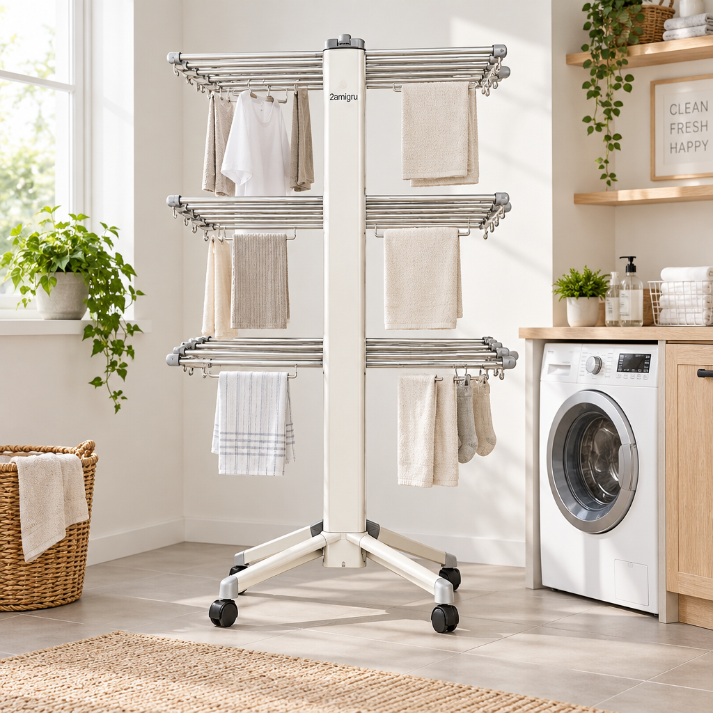 Multi-Function Rotating Drying Rack main image 2