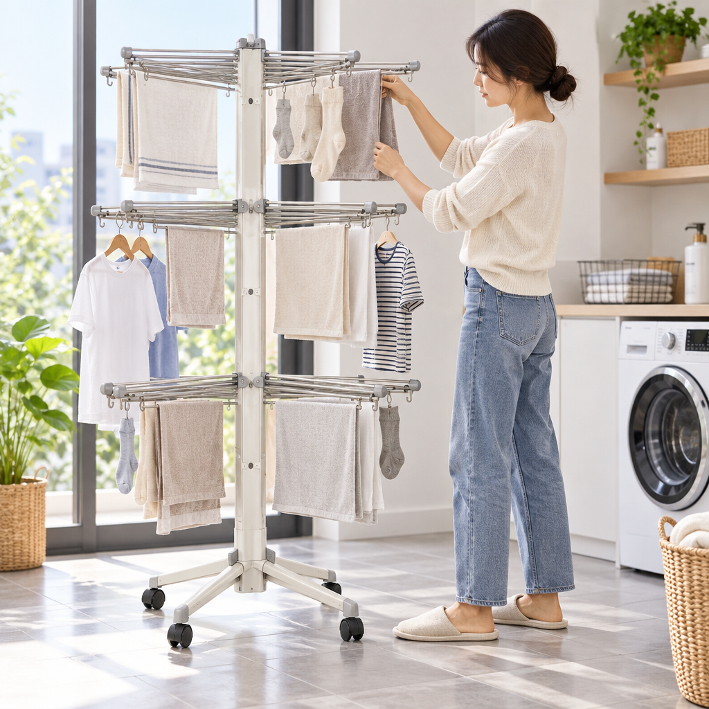 Multi-Function Rotating Drying Rack main image 4
