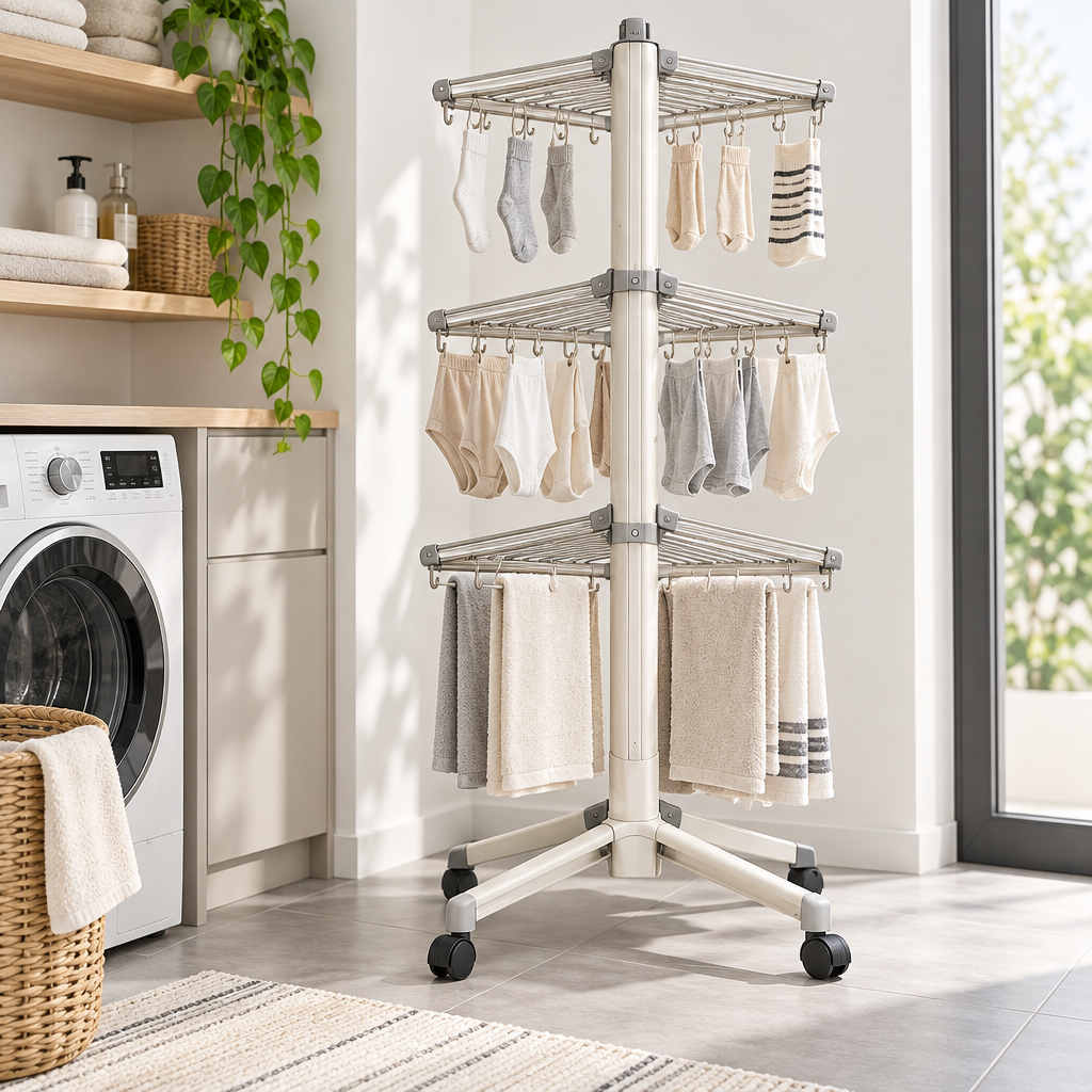 Multi-Function Rotating Drying Rack main image 5