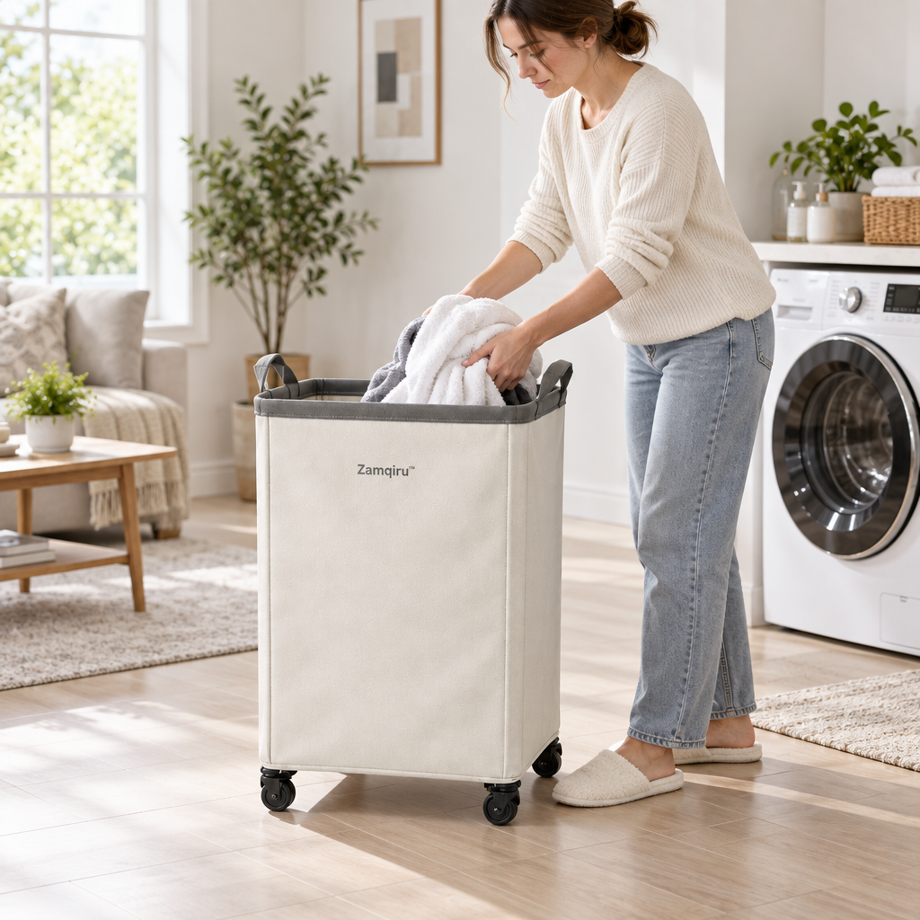 Large-Capacity Foldable Laundry Basket main image 4