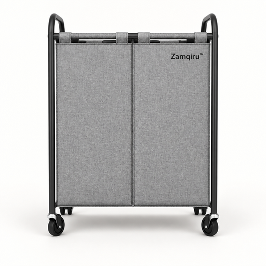 Two-Compartment Sorting Laundry Hamper main image 1