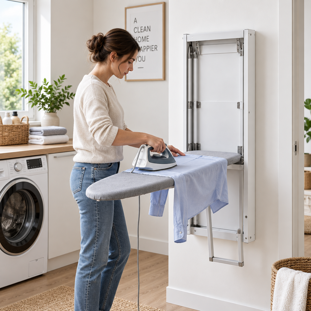 Wall-Mounted Folding Ironing Board main image 4