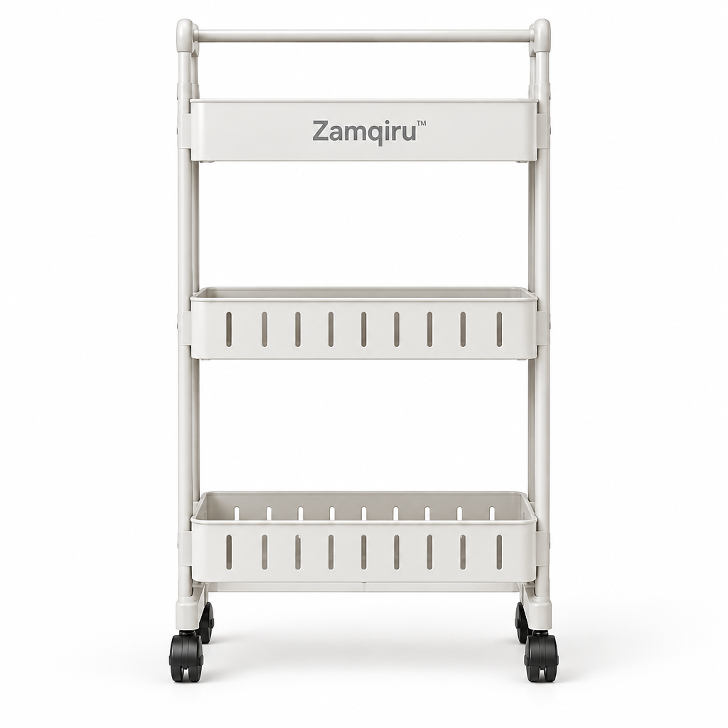 Retractable Washing Machine Storage Rack main image 1