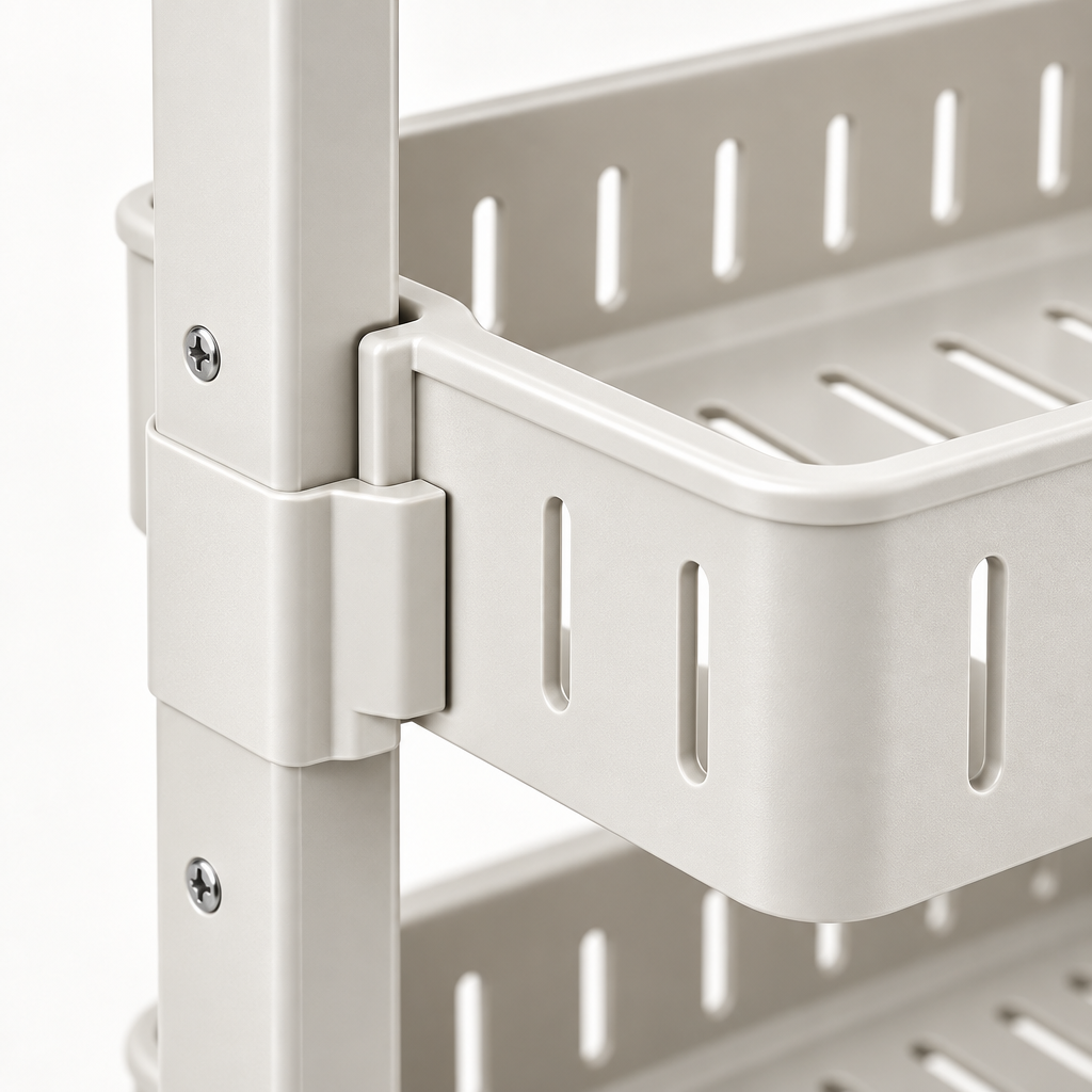 Retractable Washing Machine Storage Rack main image 3